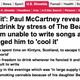 Illustration for article titled Drowned In Sound Says emThe Daily Mail/em Stole, Warped Paul McCartney Interview